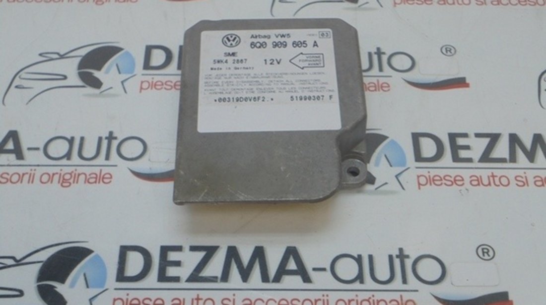 Calculator airbag 6Q0909605A, Vw Golf 4 (1J1) 1.9 tdi (id:273170)