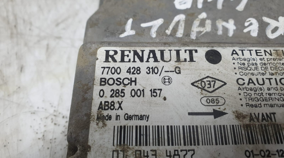 Calculator airbag 7700428310 Renault Symbol [facelift] [2002 - 2006]