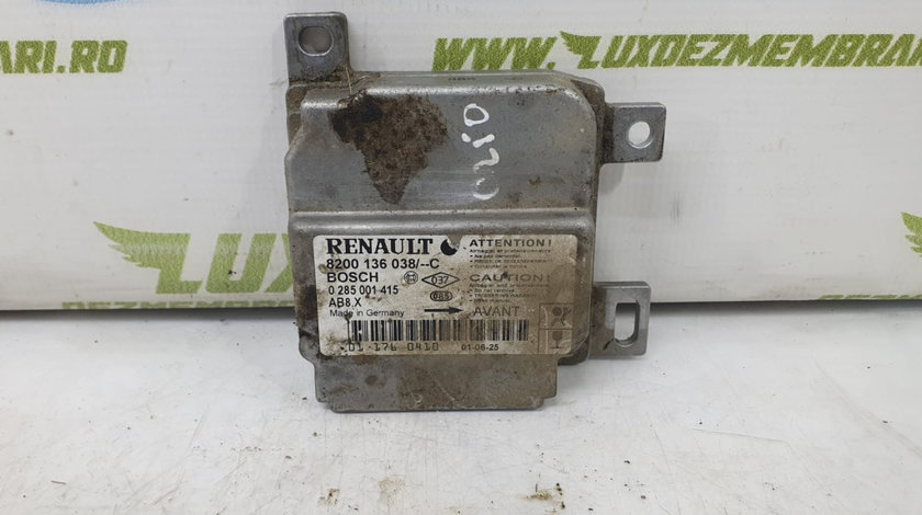 Calculator airbag 8200136038 Renault Clio 2 [1998 - 2005]