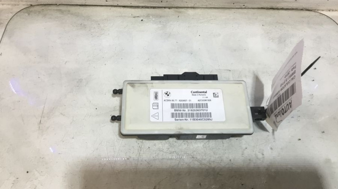 Calculator Airbag 9253637 BMW 5 F10 2010