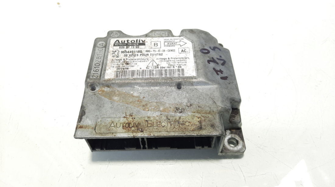 Calculator airbag, 9654491180, Peugeot 307 (idi:589795)