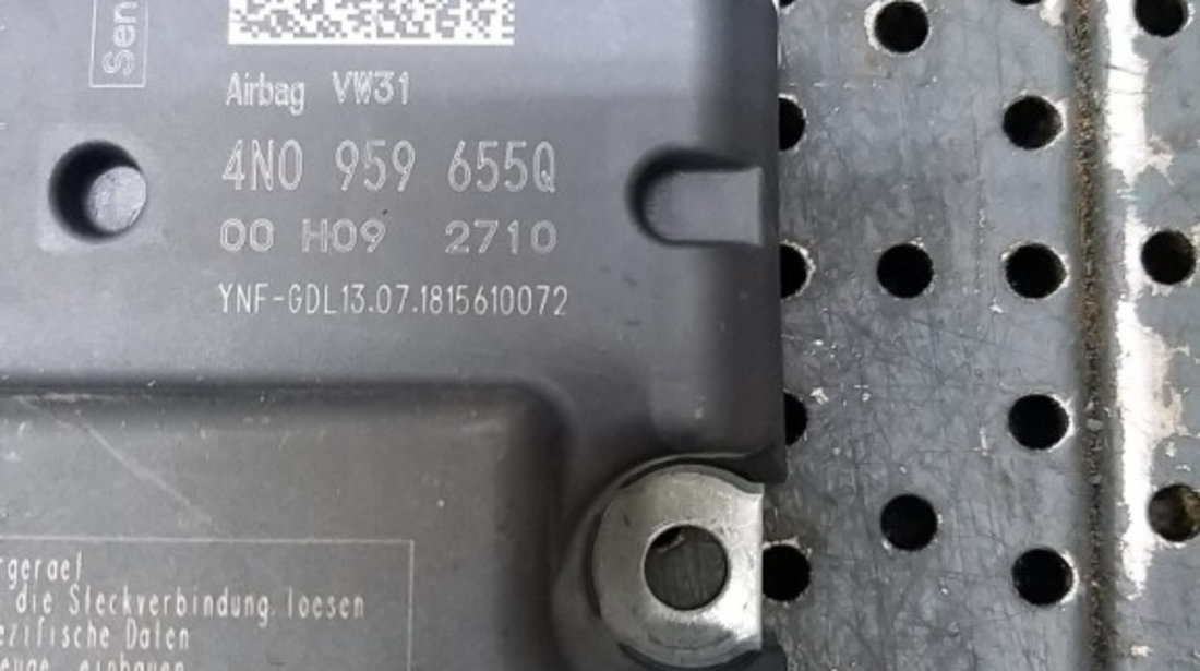 Calculator airbag audi a6 c8 4k 4n0959655q