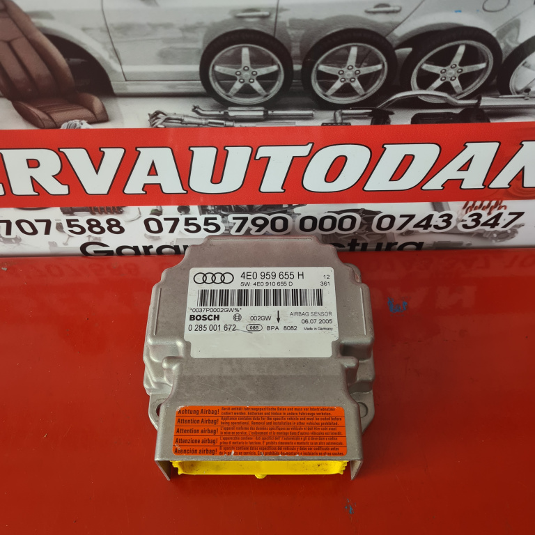 Calculator Airbag Audi A8 2007, 4E0959655H / 4E0959655K