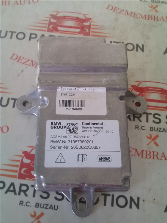 Calculator airbag BMW G20