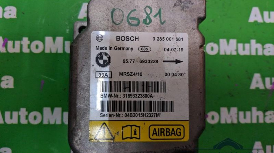 Calculator airbag BMW Seria 3 (1998-2005) [E46] 0285001681