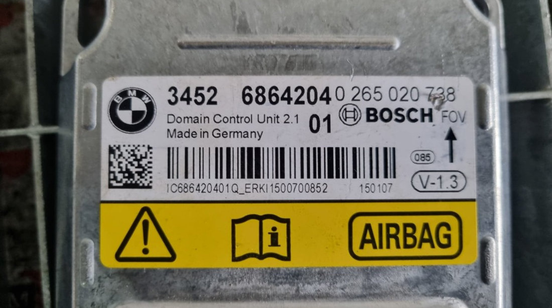 Calculator airbag BMW Seria 4 Gran Coupé F36 cod piesa : 6864204