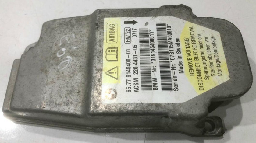 Calculator airbag BMW Seria 5 LCI (2007-2010)[E61] 9145400