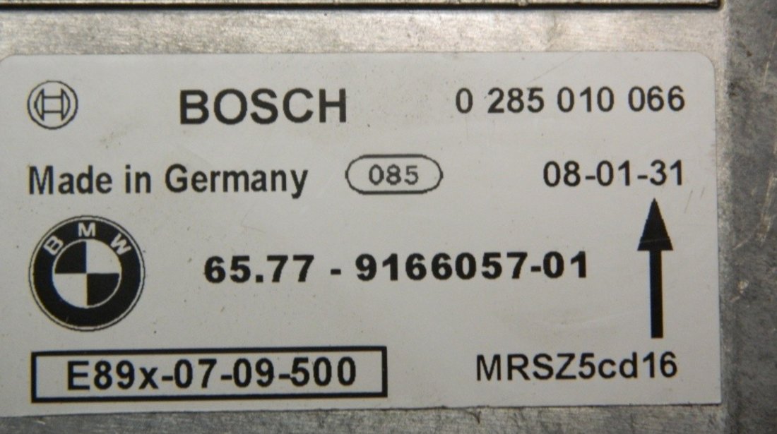 Calculator airbag BMW Z4 E89 cod: 0285010066 model 2012
