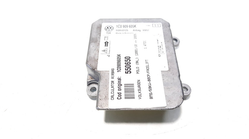 Calculator airbag, cod 1C0909605K, Seat Ibiza 5 (6J5) (idi:550650)