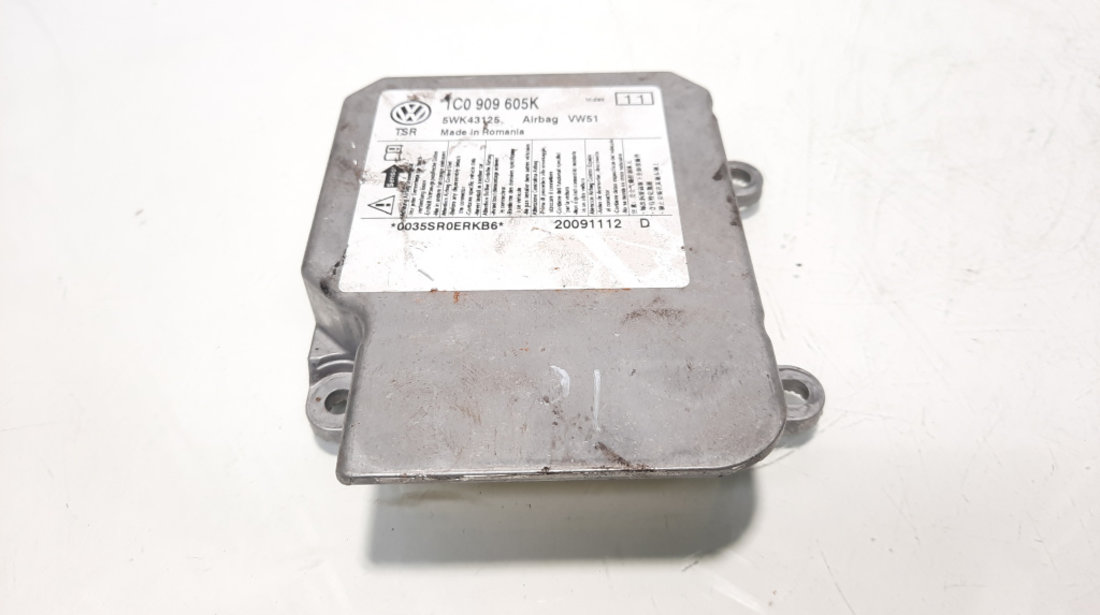 Calculator airbag, cod 1C0909605K, Skoda Fabia 2 (5J, 542) (idi:546983)