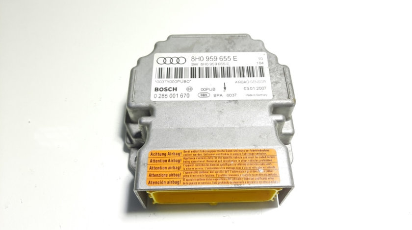 Calculator airbag, cod 8H0959655E, Audi A4 Cabriolet, id:404907