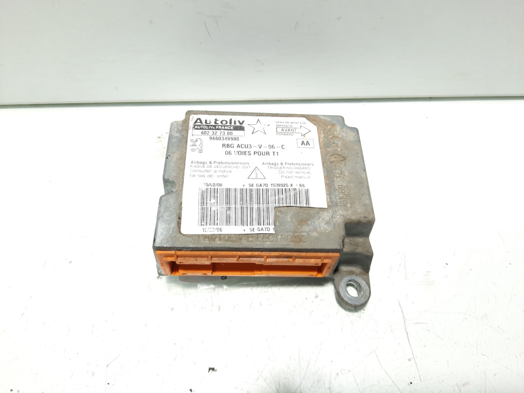 Calculator airbag, cod 9660349980, Peugeot 206 Sedan (idi:529417)