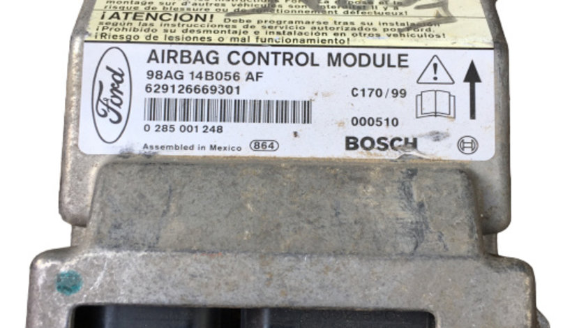 Calculator airbag Cod: 98AG-14B056-AF Ford Focus [1998 - 2004] Hatchback 5-usi 1.8 MT (115 hp)