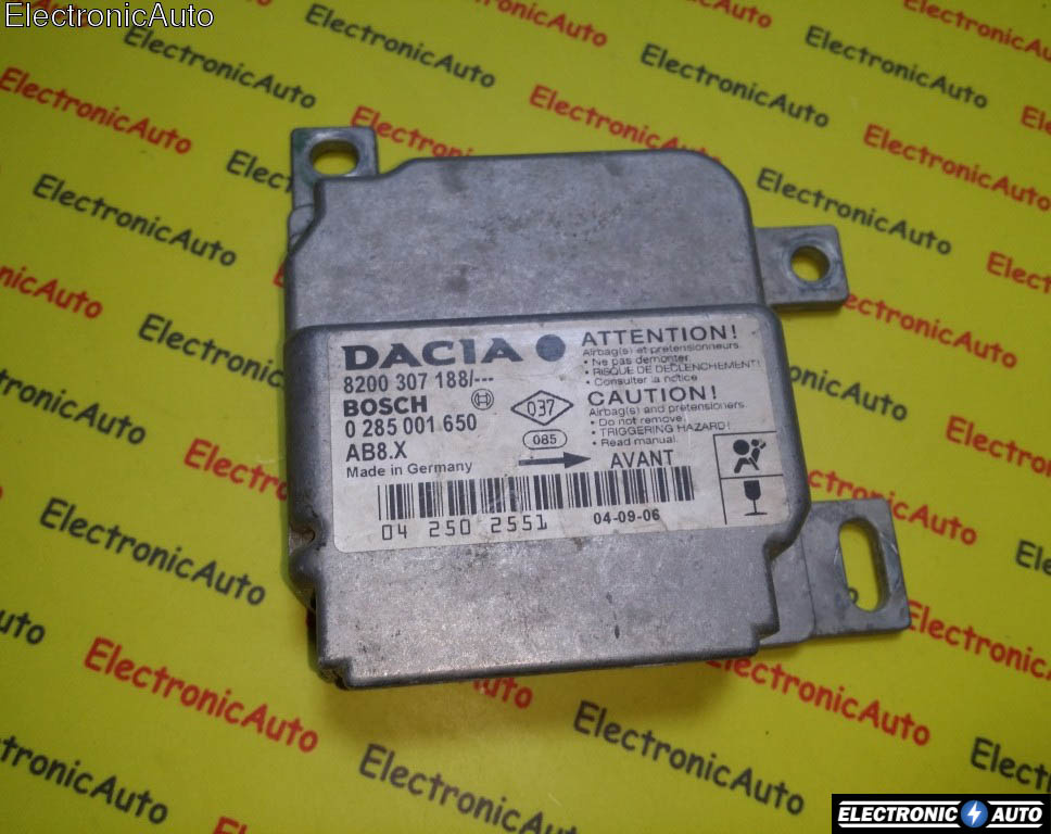 Calculator airbag Dacia Logan 0285001650 8200307188