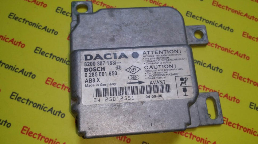 Calculator airbag Dacia Logan 0285001650 8200307188