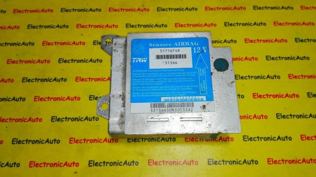 Calculator airbag Fiat Idea 51716748, 331366