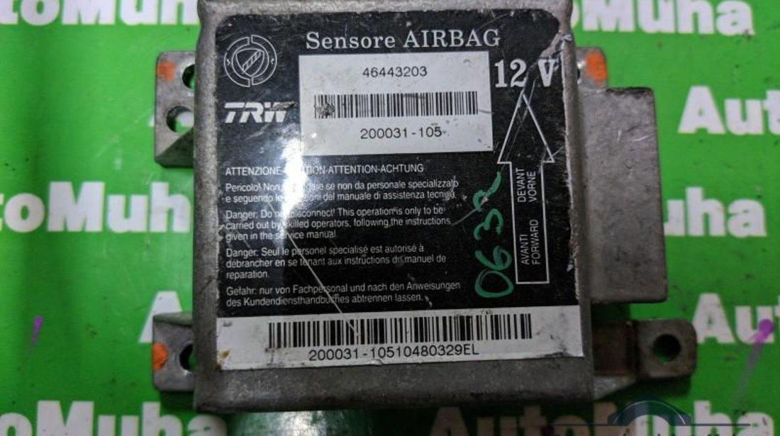 Calculator airbag Fiat Palio (1996->) [178BX] 46443203