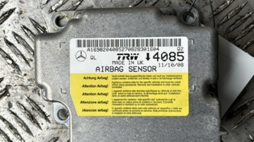 Calculator airbag Mercedes B-klass w245 170NGT,116cp/85 wk,cod motor M266960 an 2008 cod A1698204085