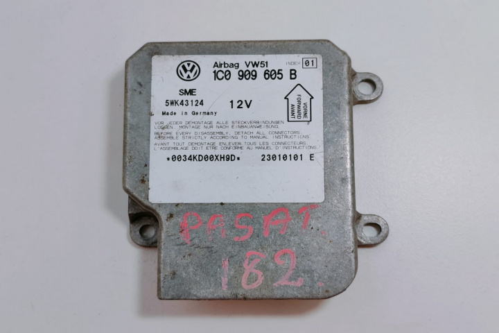 Calculator airbag Modul 1C0909605B / 5WK43124 Volkswagen VW Passat B5 [1996 - 2000]