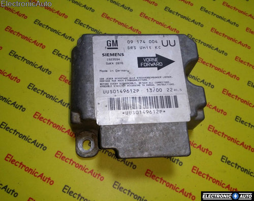 Calculator airbag Opel Astra GM 09174004 UU