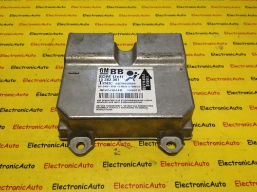 Calculator Airbag Opel Corsa D, 13262361, 327963935