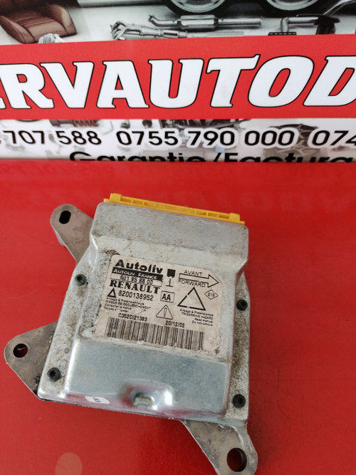 Calculator Airbag Renault Laguna 1.9 Motorina 2007, 8200138952 / 8200272534 / 8200112746A / 82009698...