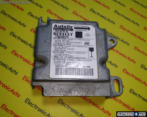 Calculator airbag Renault Scenic 7700436419