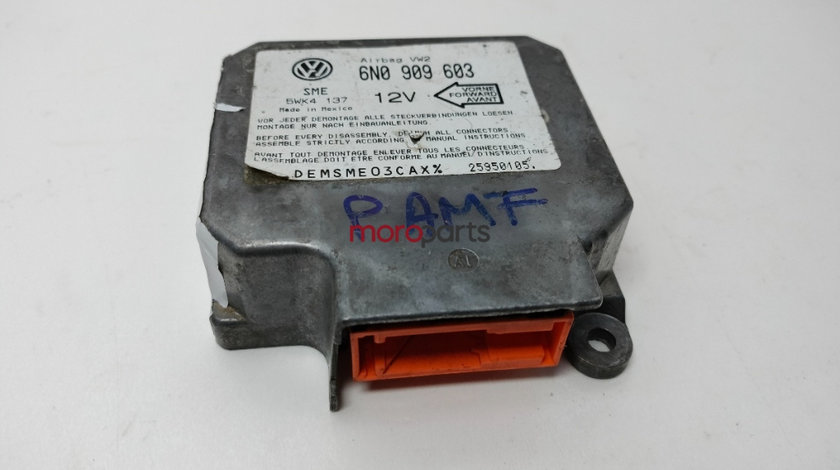 Calculator airbag Volkswagen Polo 2000 2001 VOLKSWAGEN POLO (6N2) [ 1999 - 2001 ] OEM 6N0909603