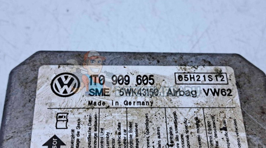 Calculator airbag Volkswagen Touran (1T1, 1T2) [Fabr 2003-2010] 1T0909605