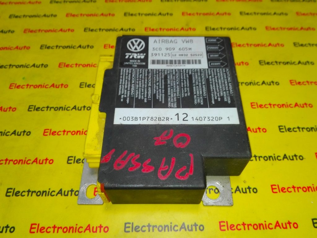 Calculator airbag VW, Audi 3C0909605M, 391125,