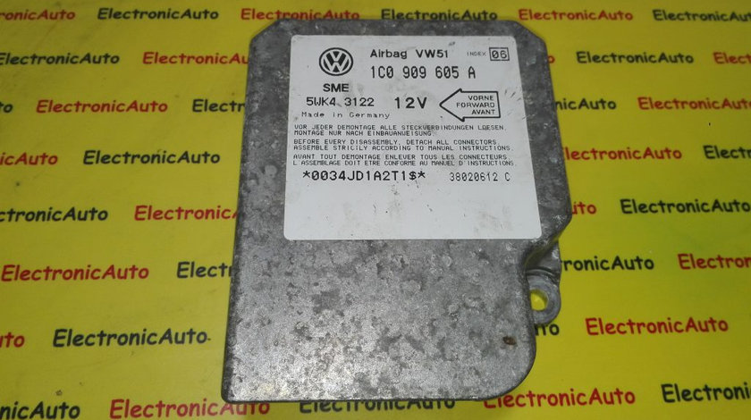 Calculator airbag VW Golf 1C0909605A INDEX06