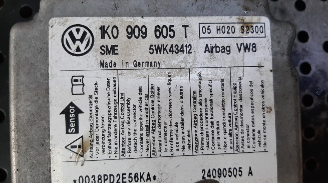 Calculator airbag vw golf 5 1k1 1k0909605t 5wk43412