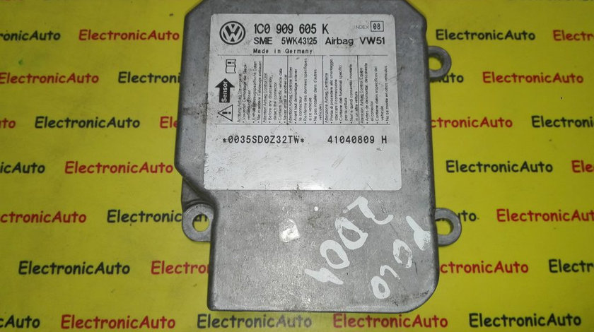 Calculator airbag VW Polo 1C0909605K INDEX08