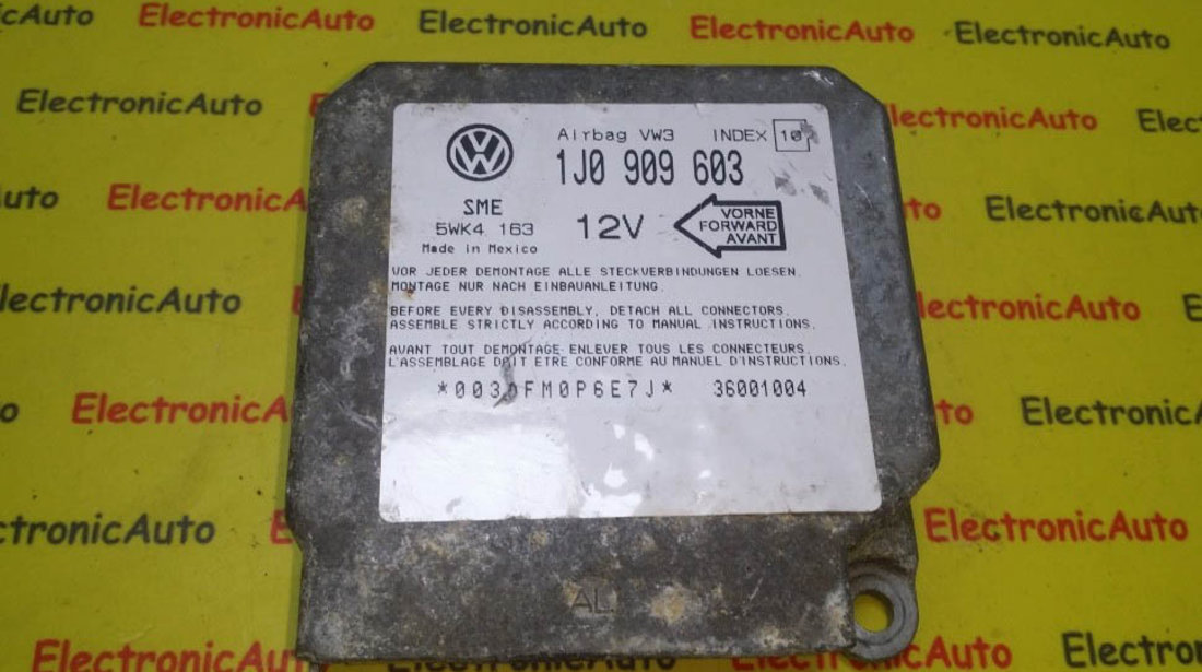 Calculator airbag VW, Seat, Skoda, Audi 1J0909603 5WK4163