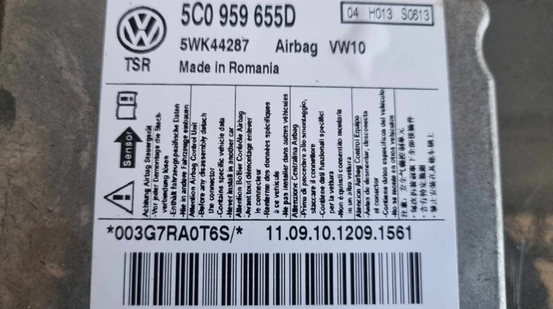 Calculator airbaguri VW Jetta MK6 cod piesa 5C0959655D