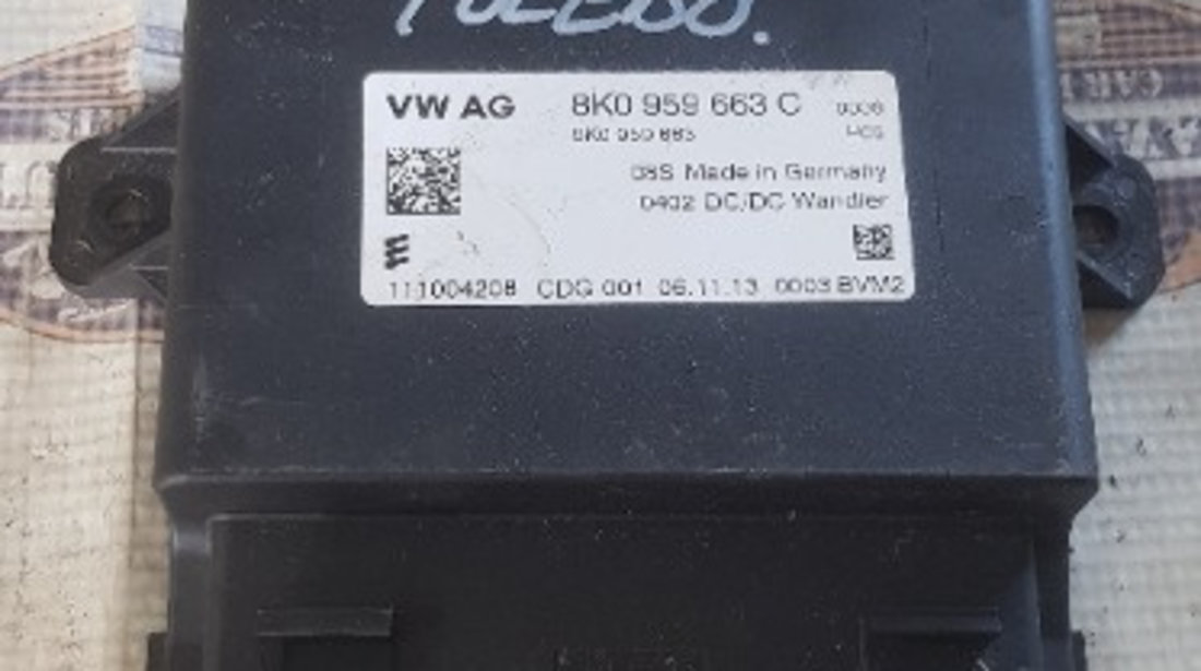 Calculator Baterie Seat Toledo 2014 cod 8K0959663C
