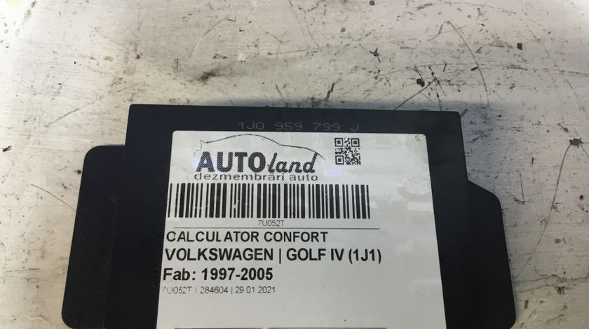 Calculator Confort 1j0959799j Volkswagen GOLF IV 1J1 1997-2005