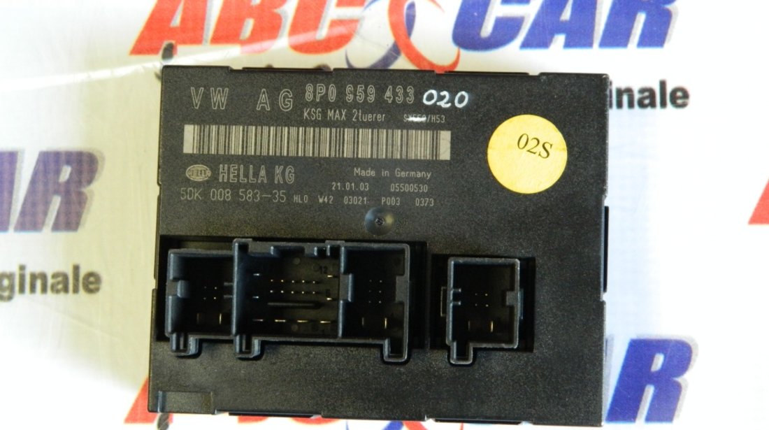 Calculator confort Audi A3 8P cod: 8P0959433 model 2007 #58502629
