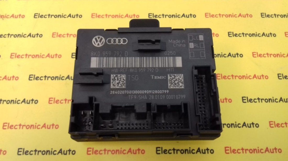 Calculator Confort Audi A4, 8K0959792D