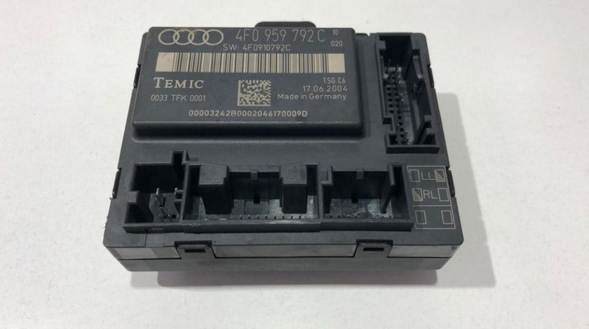 Calculator confort Audi A6 (2004-2011) [4F2, C6] 4f0959792c