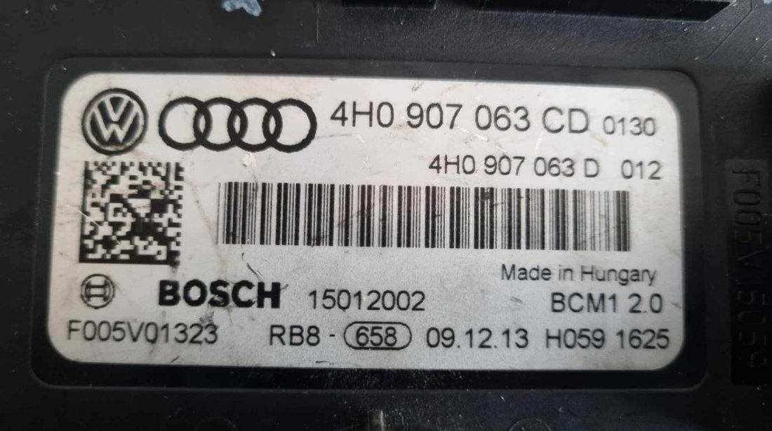 Calculator confort Audi A6 C7 cod piesa 4h0907063cd