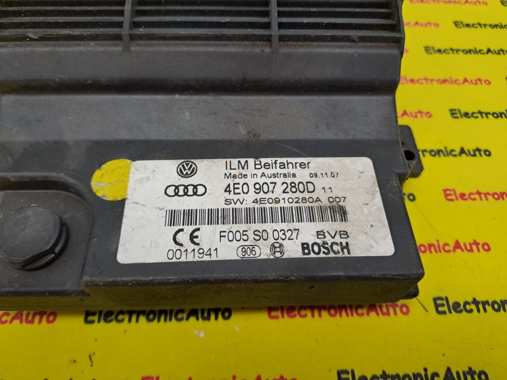 Calculator confort Audi A8 4E0907280D, 4E0910280A, F005S00327,