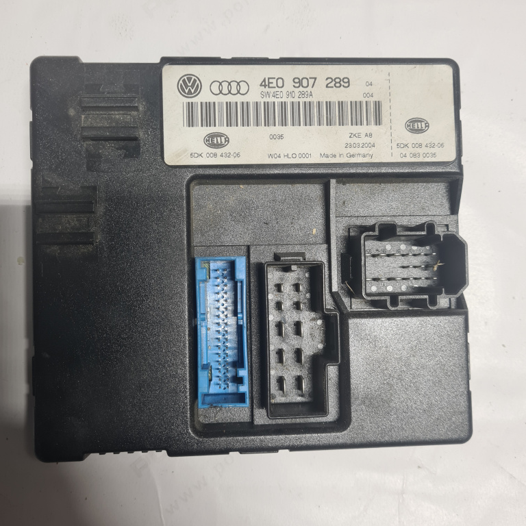 Calculator confort Audi A8 8E 3.0 Motorina 2005, 4E0907289 / 4E0907289E / 4E0907289D