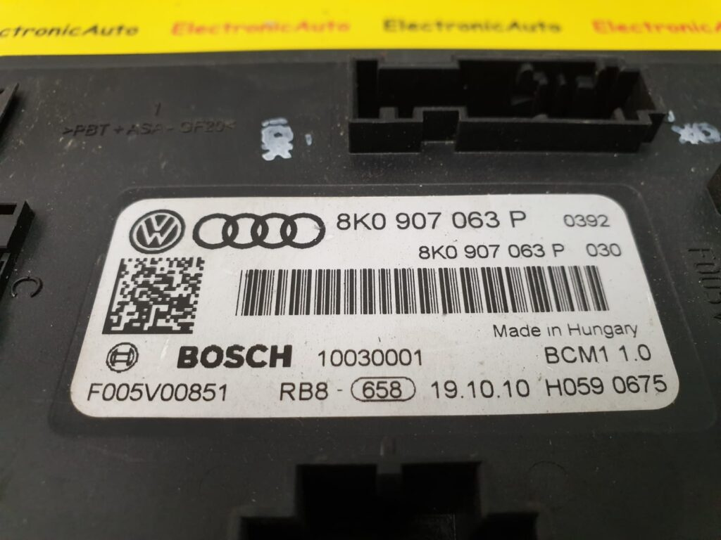 Calculator Confort Audi Q5, 8K0907063P, BCM11.0
