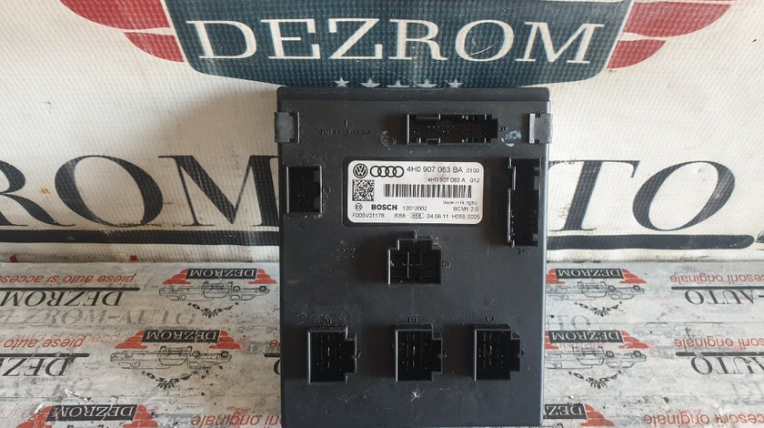 Calculator confort BCM Audi A8 D4 4.2 TDI 351 cai motor CDSB cod piesa : 4H0907063BA