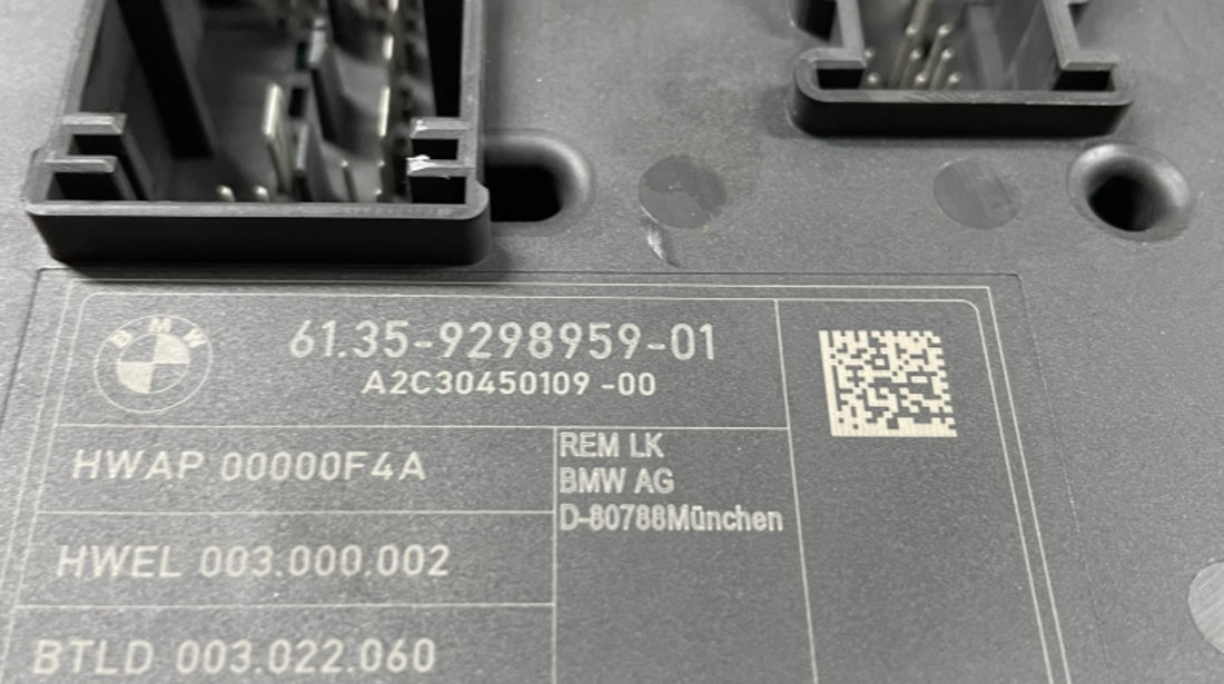 Calculator confort BMW 320 F30 2012, 929895901