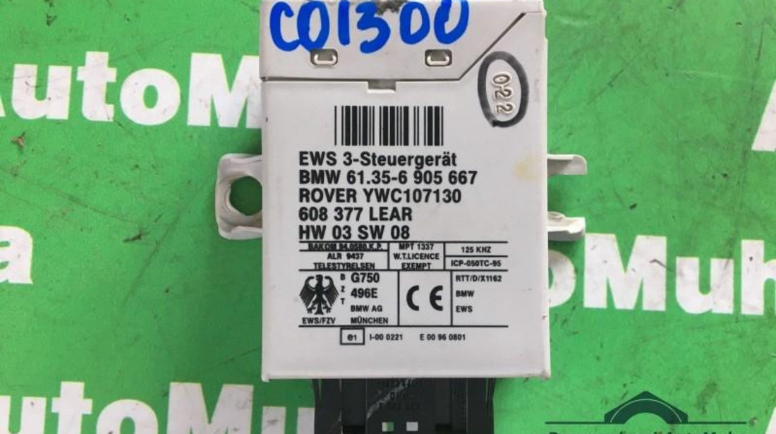 Calculator confort BMW Seria 3 (1998-2005) [E46] 61356905667