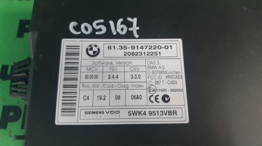Calculator confort BMW Seria 3 (2005->) [E90] 9147220