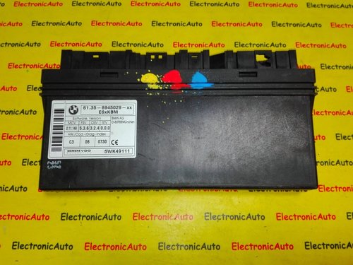 Calculator confort BMW Seria 6 61356945029, 5WK49111,