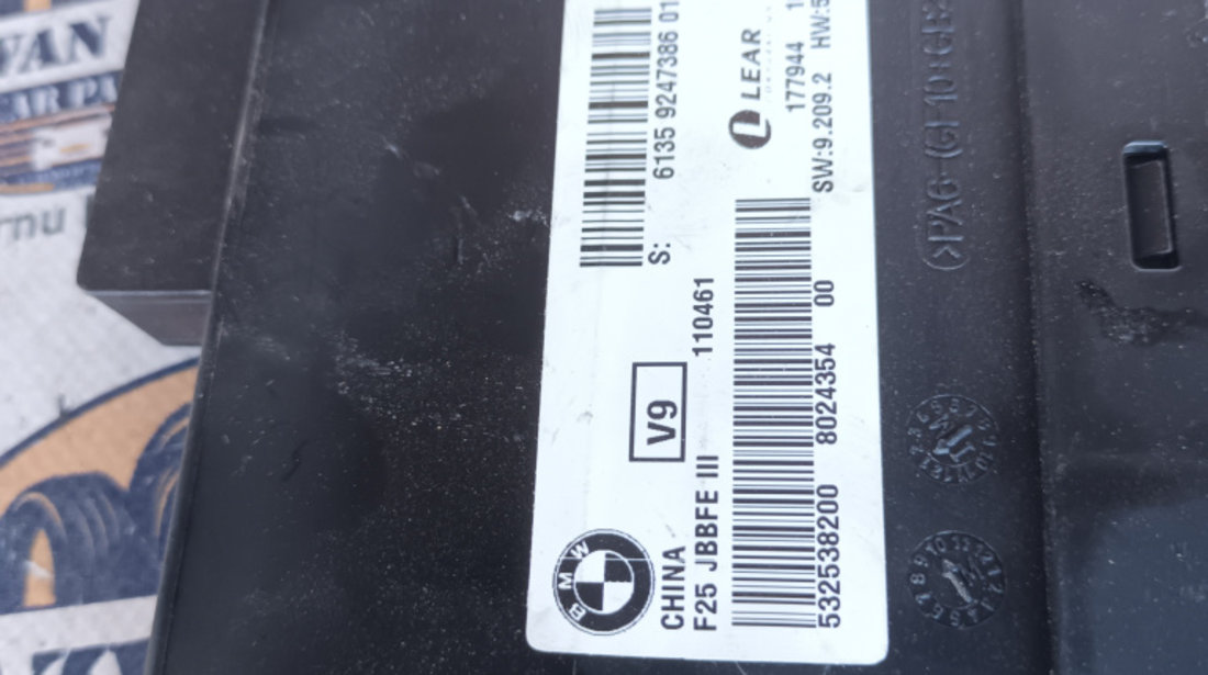 Calculator confort BMW X3 F25 2012, 9247386